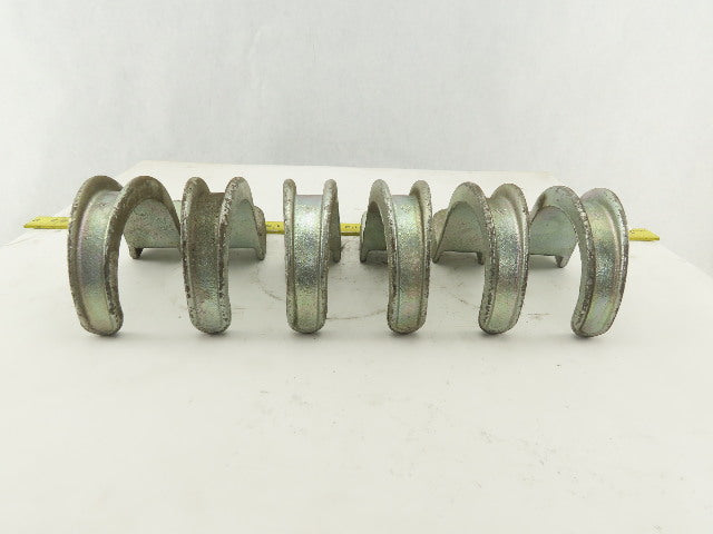 Appleton 3" Malleable Iron Galvanized Pipe Rigid Conduit EMT Strap Lot Of 6