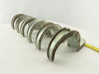 Appleton 3" Malleable Iron Galvanized Pipe Rigid Conduit EMT Strap Lot Of 6