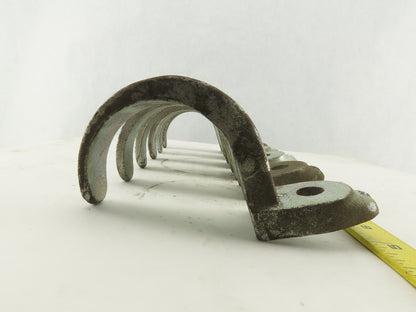 Appleton 3" Malleable Iron Galvanized Pipe Rigid Conduit EMT Strap Lot Of 6