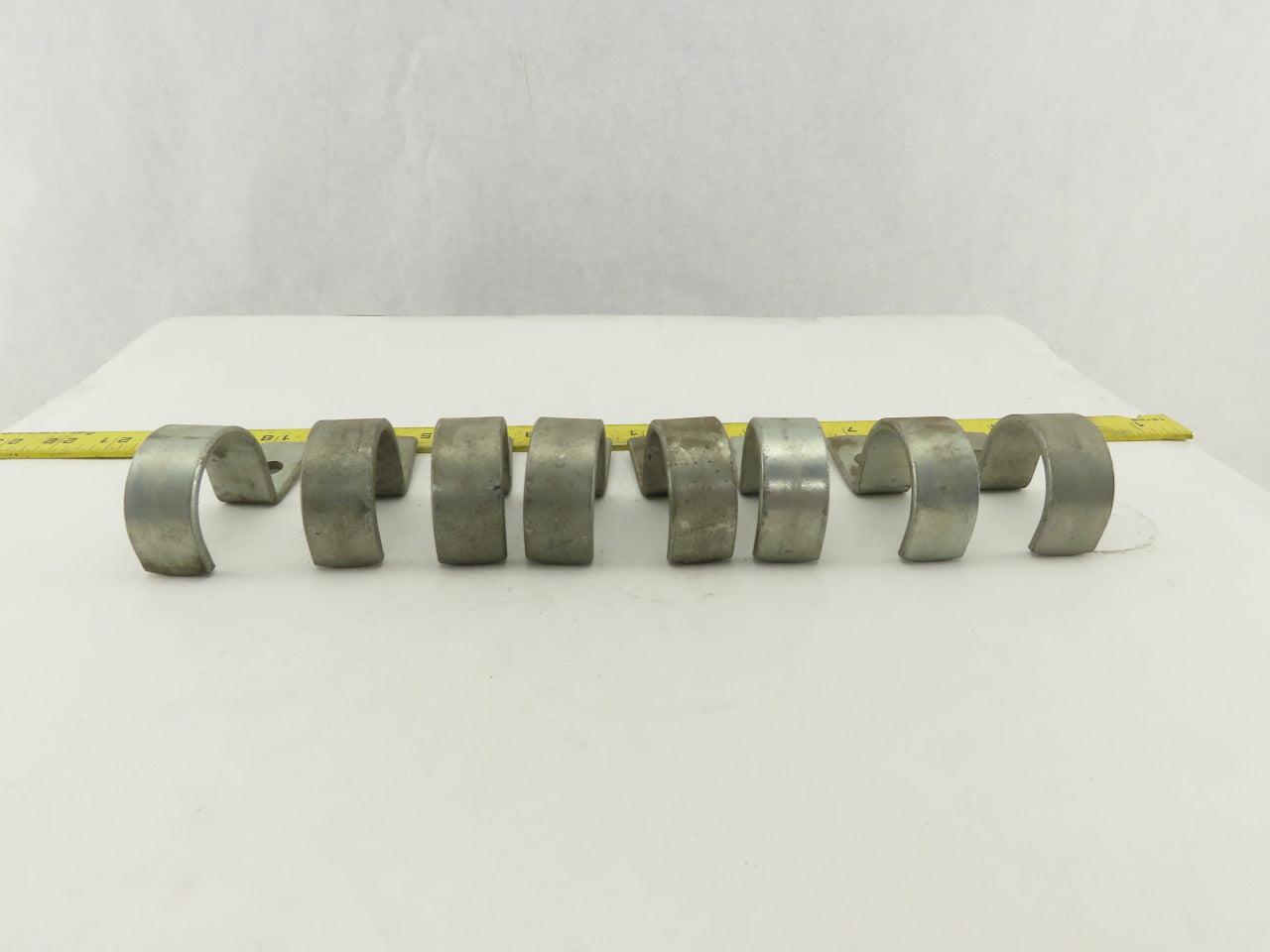 Jiffy H80 1-1/2" Single Hole Galvanized Pipe Conduit Strap Lot Of 8