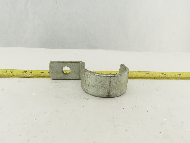 Jiffy H80 1-1/2" Single Hole Galvanized Pipe Conduit Strap Lot Of 8