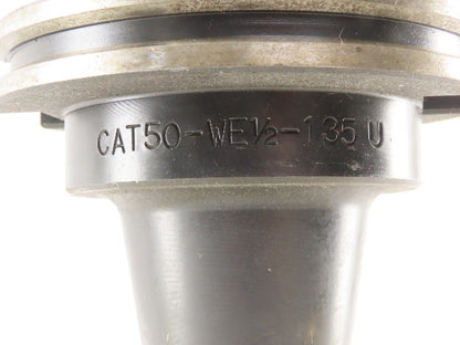 Nikken CAT50-WE1/2-135U Cat-50 Tool Holder CNC Mill  1/2" Bore 5-1/2" Proj.