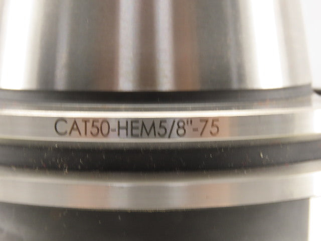 HPI CAT50-HEM5/8"-75 Cat-50 Tool Holder CNC Mill  5/8" Bore 3" Proj.