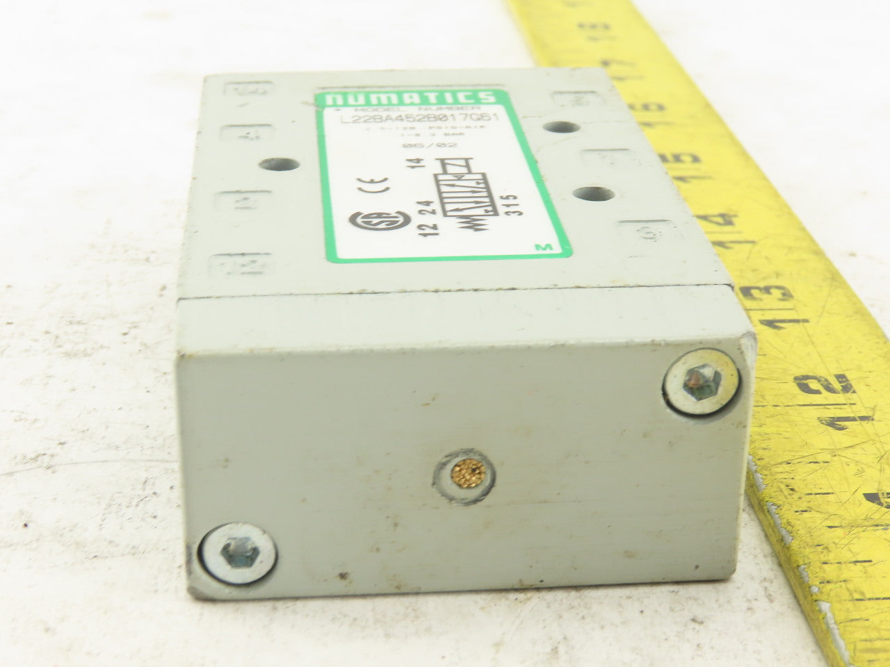 Numatics L22BA452B017G61 5/2 Position Pneumatic Valve No Solenoid