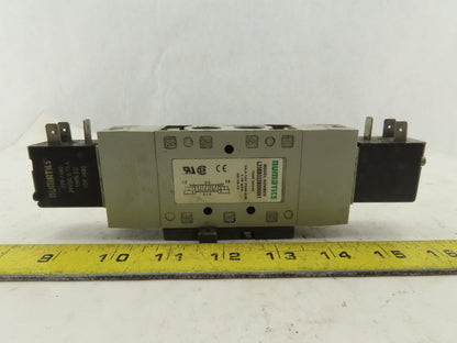 Numatics L23BB552B000061 5/3 Position Double Solenoid Air Valve 24VDC Coil