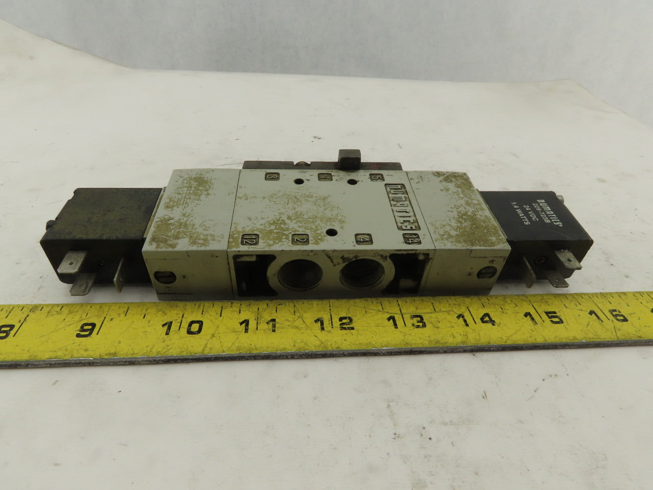 Numatics L23BB552B000061 5/3 Position Double Solenoid Air Valve 24VDC Coil