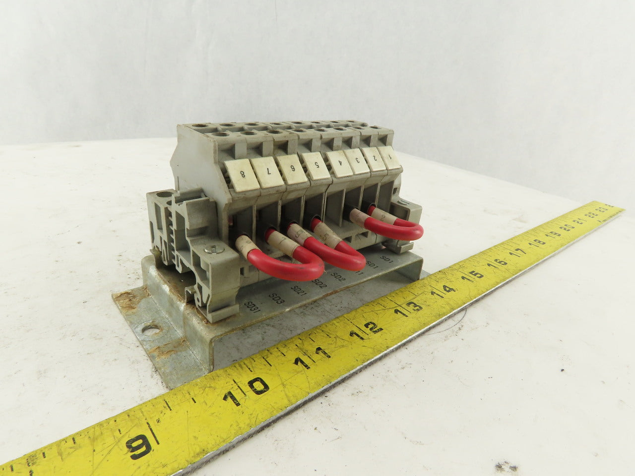 Fanuc A05B-2401-C420 8 Pole Wire Terminal Contactor Assembly