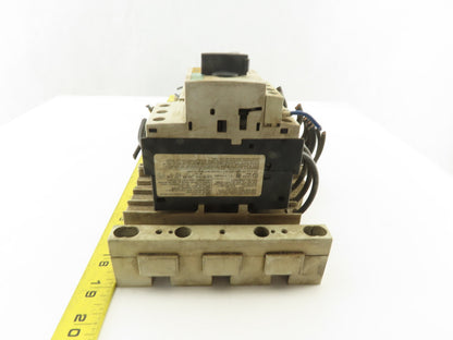 Siemens AES3x38 8US1 061-5FK08 3 & 2 Pole Fuse Block Bus Bar Mount