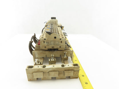 Siemens AES3x38 8US1 061-5FK08 3 & 2 Pole Fuse Block Bus Bar Mount