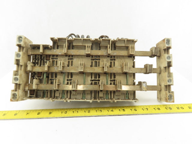 Siemens AES3x38 8US1 061-5FK08 3 & 2 Pole Fuse Block Bus Bar Mount