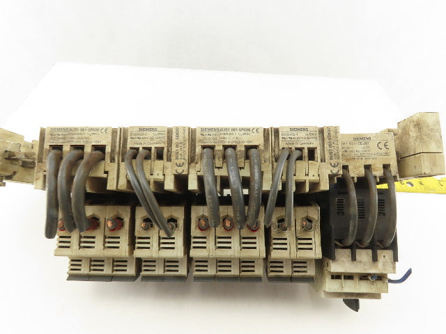 Siemens AES3x38 8US1 061-5FK08 3 & 2 Pole Fuse Block Bus Bar Mount