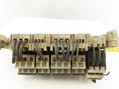 Siemens AES3x38 8US1 061-5FK08 3 & 2 Pole Fuse Block Bus Bar Mount
