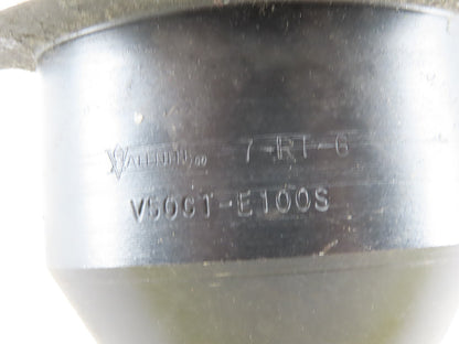 Valenite V50CT-E100S CAT 50 V-Flange End Mill Tool Holder 2.62 Proj 1" Bore