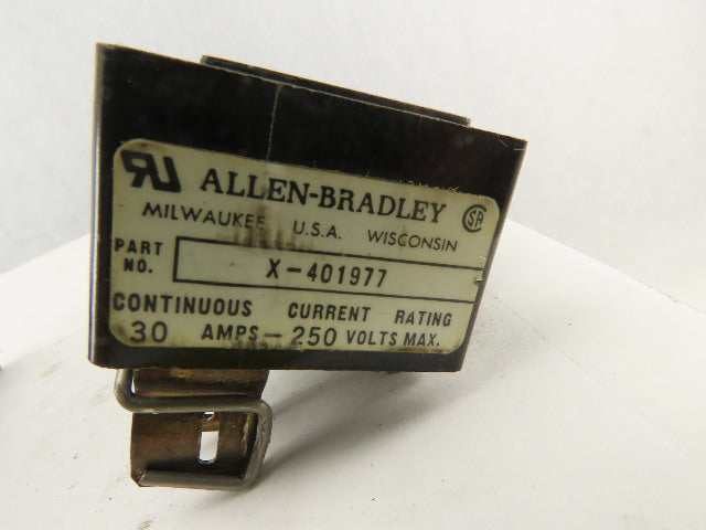 Allen Bradley X-401977 30A 250V 3 Pole Fuse Holder Block Lot Of 9
