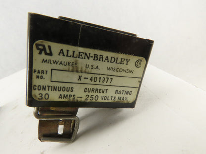 Allen Bradley X-401977 30A 250V 3 Pole Fuse Holder Block Lot Of 9