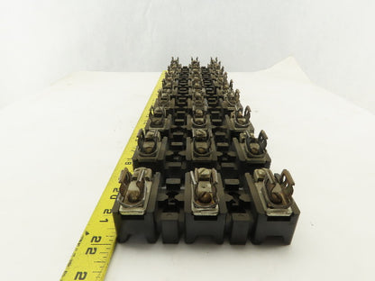 Allen Bradley X-401977 30A 250V 3 Pole Fuse Holder Block Lot Of 9