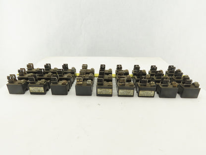 Allen Bradley X-401977 30A 250V 3 Pole Fuse Holder Block Lot Of 9