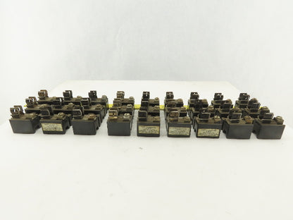 Allen Bradley X-401977 30A 250V 3 Pole Fuse Holder Block Lot Of 9