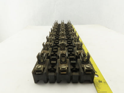 Allen Bradley X-401977 30A 250V 3 Pole Fuse Holder Block Lot Of 9
