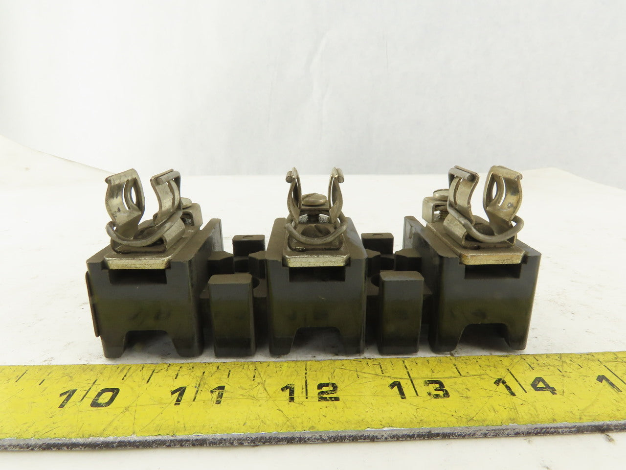 Allen Bradley X-401977 30A 250V 3 Pole Fuse Holder Block Lot Of 9