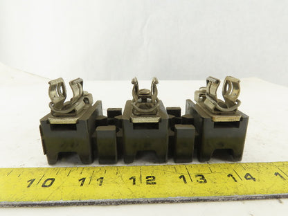 Allen Bradley X-401977 30A 250V 3 Pole Fuse Holder Block Lot Of 9
