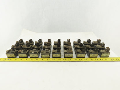 Allen Bradley X-401977 30A 250V 3 Pole Fuse Holder Block Lot Of 9