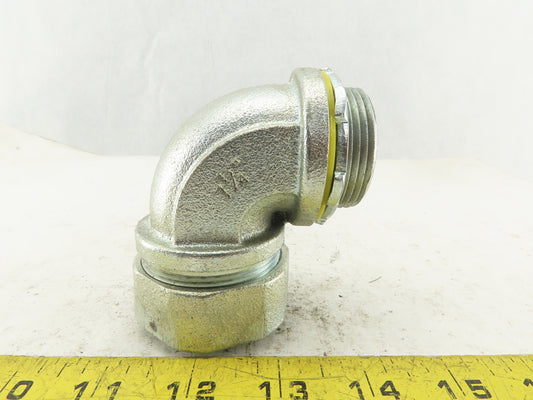 1-1/4" Flexible Metal Conduit Liquid Tight Elbow 90°
