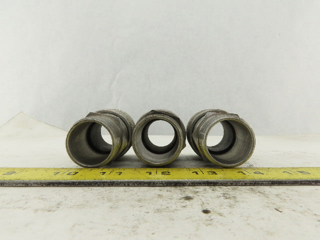 Pyle National Aluminum Cable Grip Cord Gland 1" Cable 1-1/4" Conduit Lot Of 3
