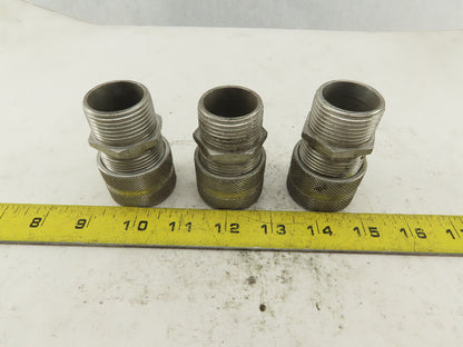 Pyle National Aluminum Cable Grip Cord Gland 1" Cable 1-1/4" Conduit Lot Of 3