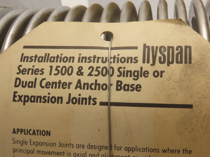 Hyperspan 30358 Dual Center Anchor Base Size 3" 150 PSIG