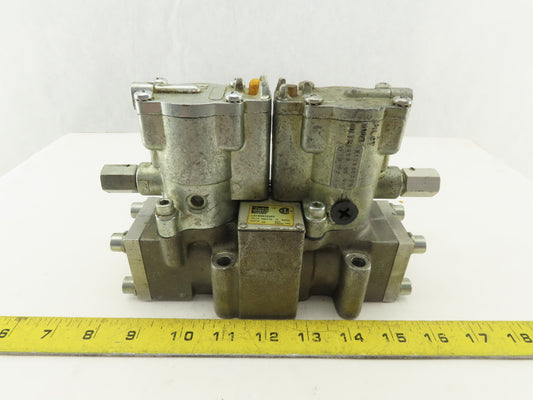 Schrader Bellows L5155910253 4/2 Position Air Piloted Solenoid Valve 120V Coil