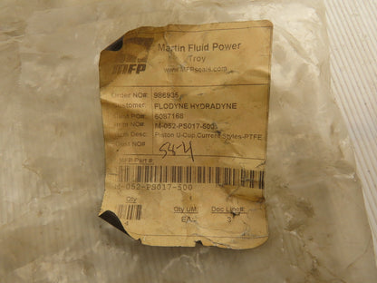 Martin Fluid Power M-052-PS017-500 5" Cylinder Piston U Cup Seal PTFE Lot Of 3