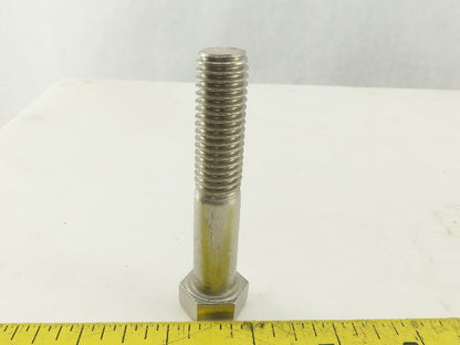 9/16-12 Stainless Steel Hex Head Bolt 2-7/8" Lot Of 7