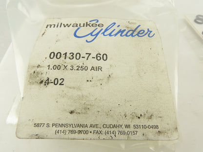 Milwaukee 00130-7-60 1" x 3-1/4" Air Cylinder Throat Seal Gland Bushing Kit