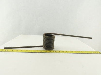 Ramp Style Torsion Spring 21" OAL 5/16" Wire Left Hand Wound
