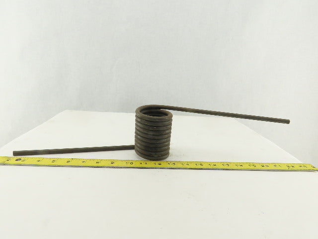 Ramp Style Torsion Spring 21" OAL 5/16" Wire Left Hand Wound