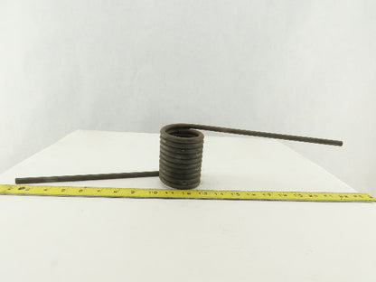 Ramp Style Torsion Spring 21" OAL 5/16" Wire Left Hand Wound