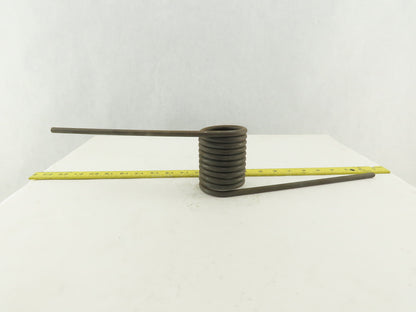 Ramp Style Torsion Spring 21" OAL 5/16" Wire Left Hand Wound