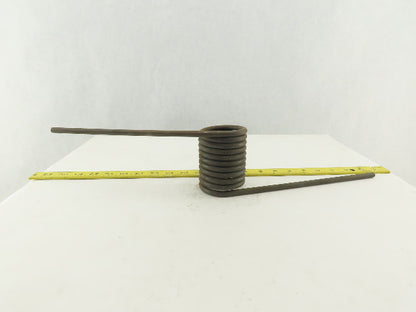 Ramp Style Torsion Spring 21" OAL 5/16" Wire Left Hand Wound