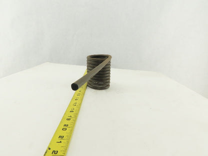 Ramp Style Torsion Spring 21" OAL 5/16" Wire Left Hand Wound