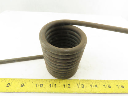 Ramp Style Torsion Spring 21" OAL 5/16" Wire Left Hand Wound