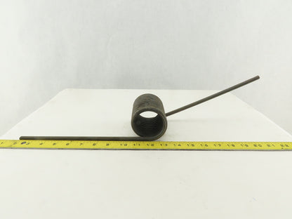 Ramp Style Torsion Spring 21" OAL 5/16" Wire Left Hand Wound