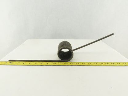 Ramp Style Torsion Spring 21" OAL 5/16" Wire Left Hand Wound