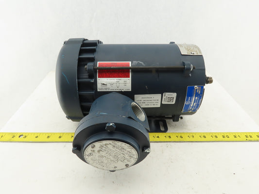 Leeson XXC6T17XK23B 1/2Hp 1725RPM 3Ph 208-230/460V HAZLOC AC Motor