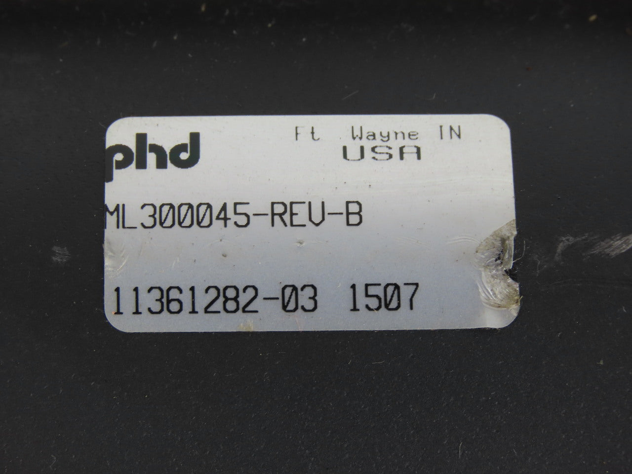 PHD ML 300045-Rev-B Hydraulic Tie Rod Cylinder 3" Bore 4" Stroke