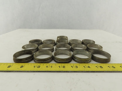 42mm Pipe OD Hydraulic Fitting Compression Ring Lot Of 16