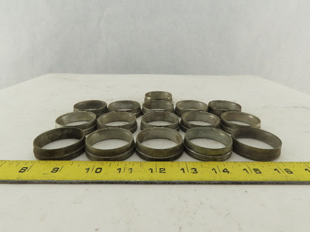 42mm Pipe OD Hydraulic Fitting Compression Ring Lot Of 16