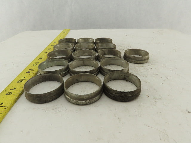 42mm Pipe OD Hydraulic Fitting Compression Ring Lot Of 16
