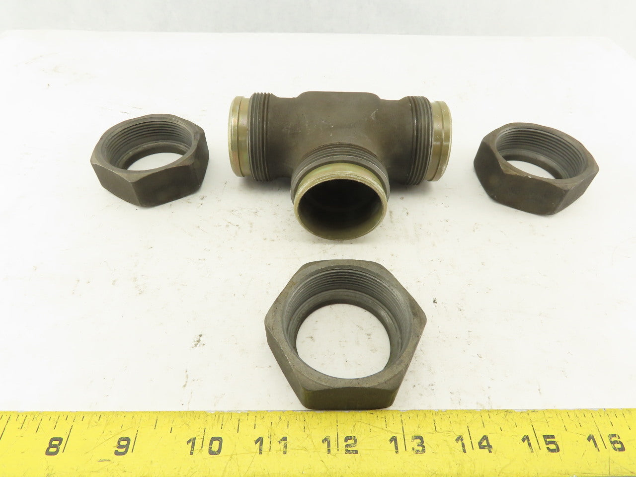 E0 42-L 42mm Compression E0 Bite Fitting TEE