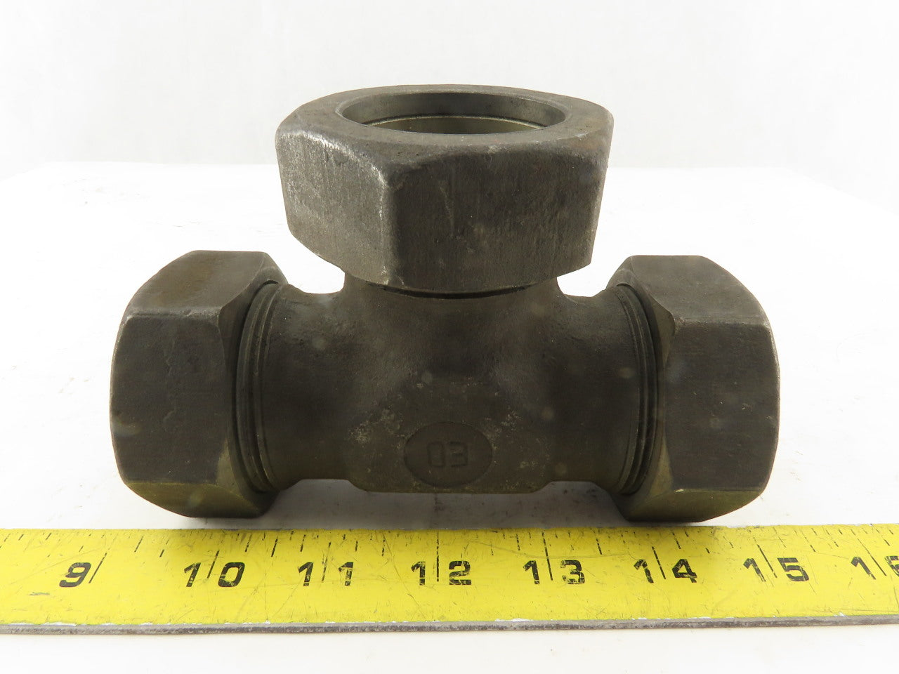 E0 42-L 42mm Compression E0 Bite Fitting TEE